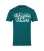 T-shirt Motif Fumée Homme Vert Cavalli Class-1