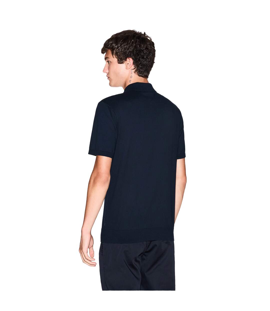 Polo Homme Bleu Marine Armani Exchange-3
