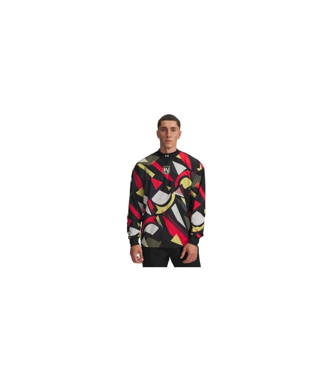 Mens Terrace Long-sleeved Football Goalkeeper Jersey Gray Dawn Under Armour-1
