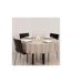 Nappe Antitache Ronde Unie 180cm Lin-5