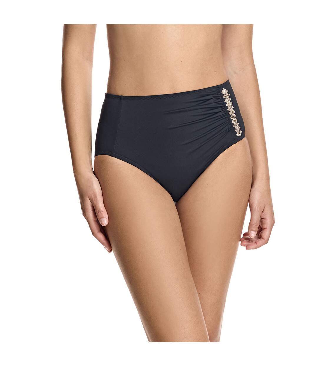 Women's high waist bikini bottom W230359-1