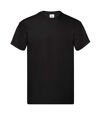 Fruit Of The Loom Mens Original Short Sleeve T-Shirt (Black)