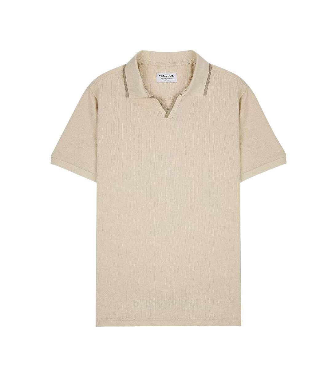Polo beige homme teddy smith soner - l-1