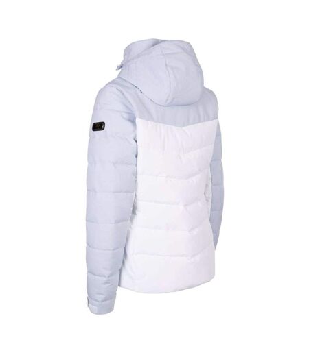 Trespass Womens/Ladies Flattery Padded Hooded Waterproof Jacket (Light Sky Blue)