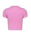 T-shirt Court Motif/style Logo Brodé Femme Rose Vif Tommy Jeans-2