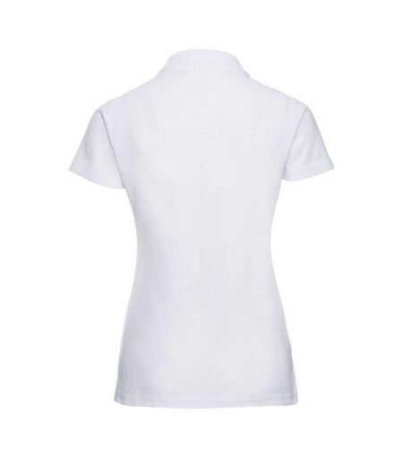 Polo à manches courtes  pour femme blanc Jerzees Colours