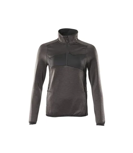 Pull Motif/style Uni Accelerate Femme Anthracite Foncé Noir Mascot