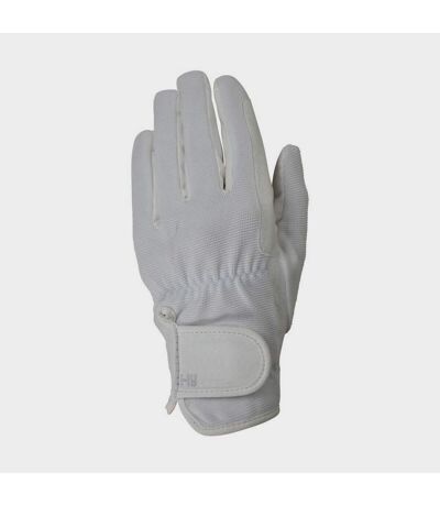 Hy5 Every Day Leather Riding Gloves (White)