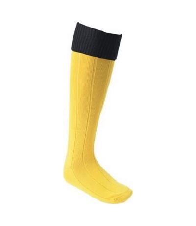 Euro - Chaussettes de foot - Homme (Doré / Noir) - UTCS1206
