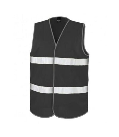 Result Adults Unisex Core Enhanced Vis Vest (Black)