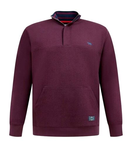 Sweat Motif/style Matelassé Lancaster Homme Bordeaux Duke