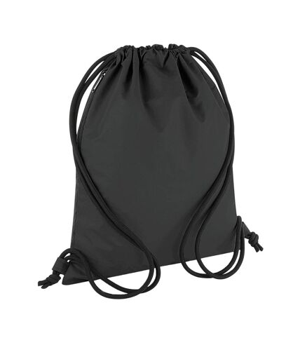 Bagbase Reflective Drawstring Bag (Black) (One Size)