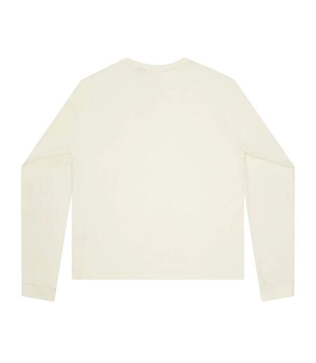 Mens Logo Raglan Long-sleeved T-shirt White No Fear