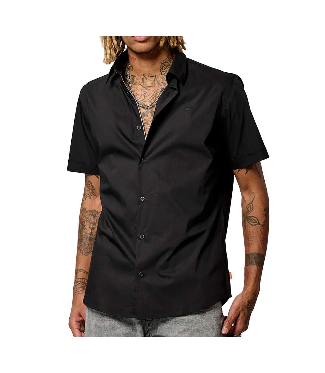 Chemisette noire homme kaporal baraj - l-1
