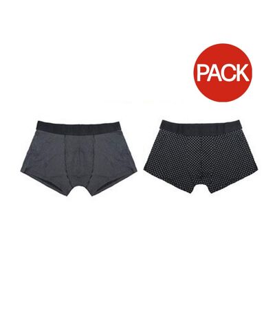 Boxers homme noir Wolf & Harte