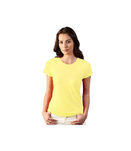 Russell - T-shirt long à manches courtes - Femme (Jaune marne) - UTBC2728
