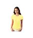 Russell Womens Slim Fit Longer Length Short Sleeve T-Shirt (Yellow Marl) - UTBC2728