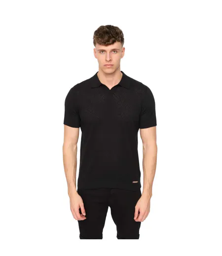 Mens Dedham Polo Shirt Black Duck And Cover