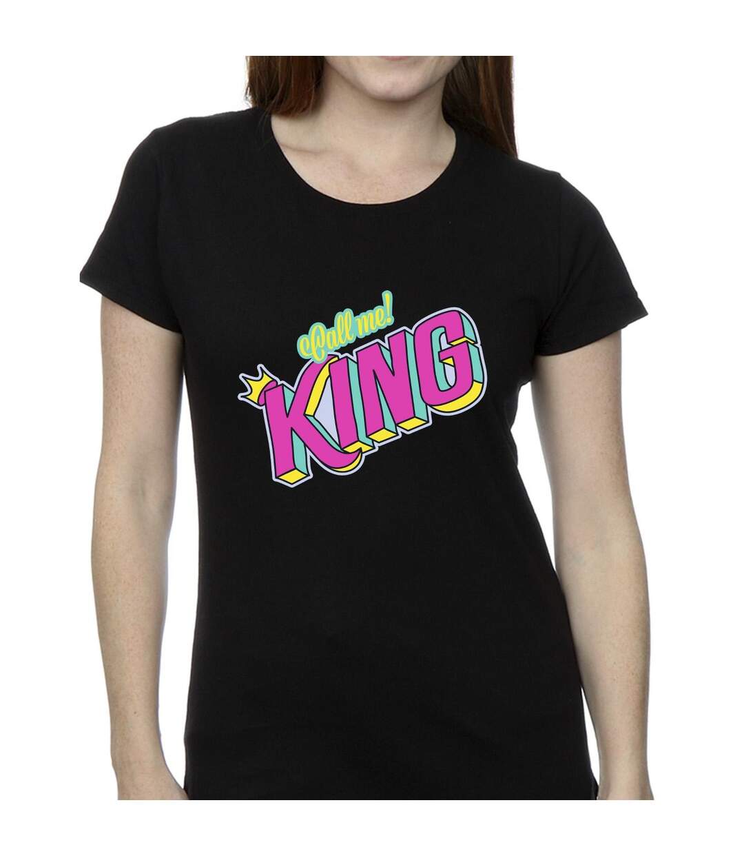 Disney T-shirt en coton classique Le Roi Lion Femme/Ladies (Noir) - UTBI25306-3