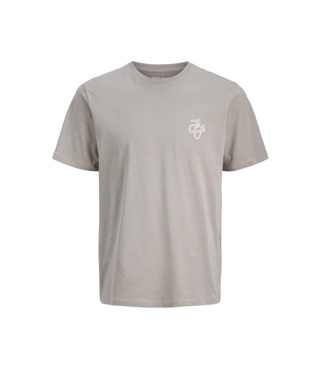 Lot De 5  T-shirts Corp Homme Bleu Marine Blanc Noir Gris Vert Kaki Jack And Jones-3