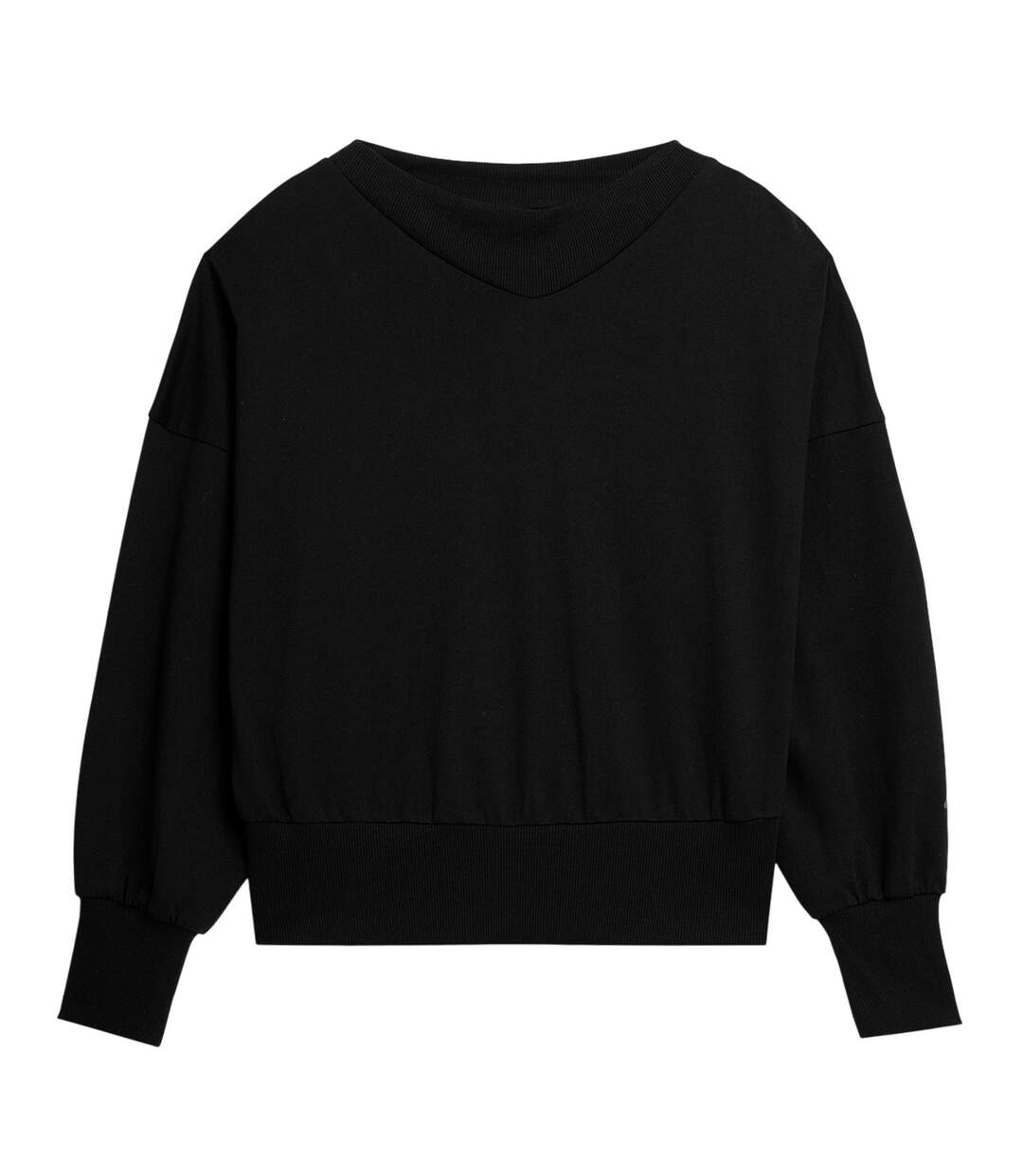 Sweat Motif/style Logo Femme Noir 4F-3