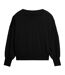 Sweat Motif/style Logo Femme Noir 4F-3