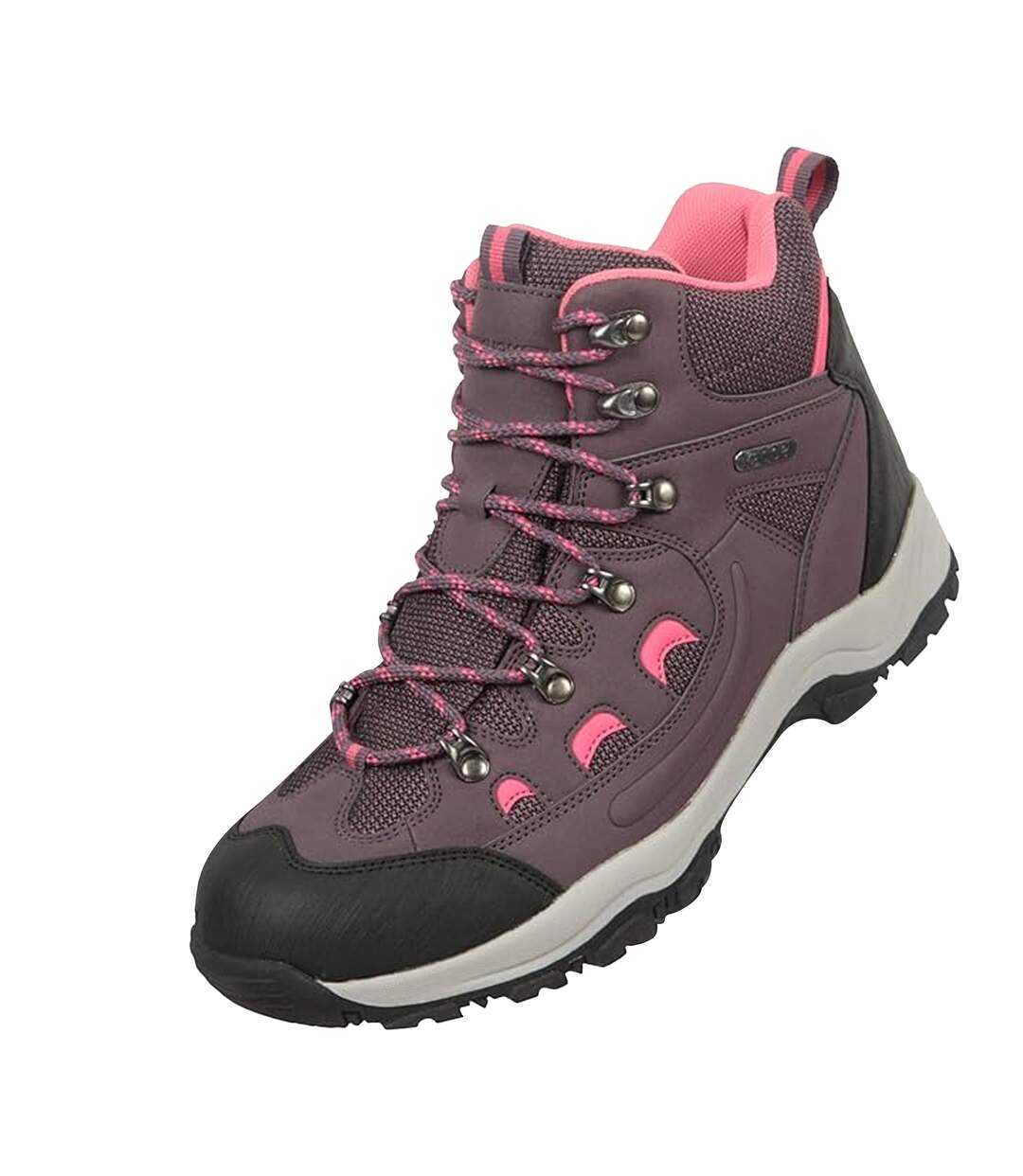 Womens/ladies adventurer waterproof walking boots berry Mountain Warehouse-1