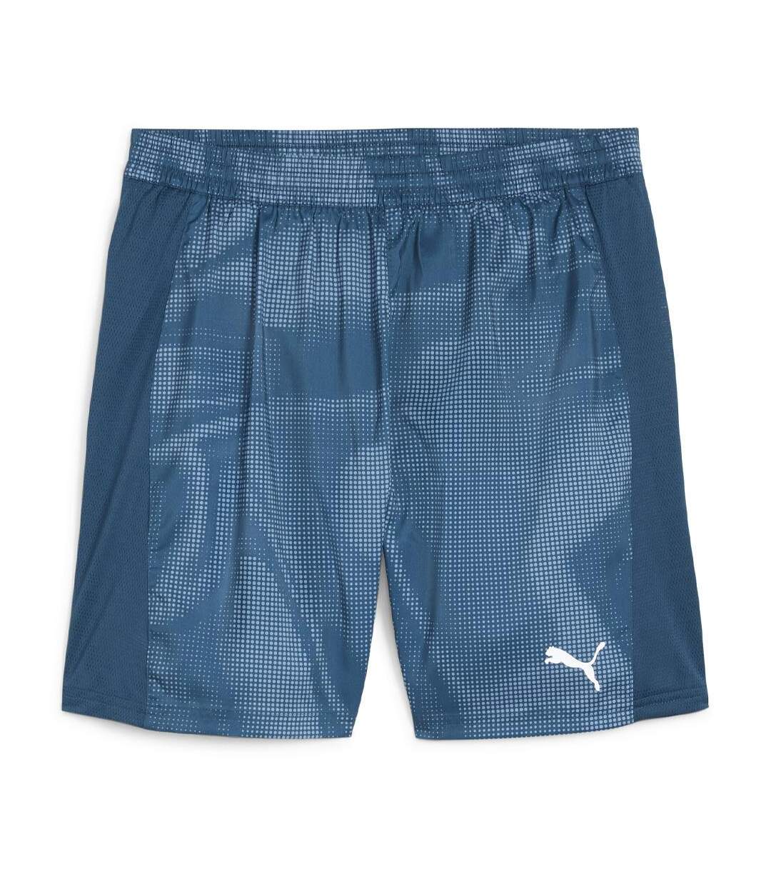 Short de running bleu homme puma run favorites velocity aop 7 - l-1