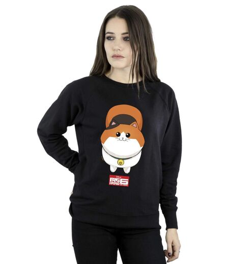 Disney - Sweat BIG HERO BAYMAX KITTEN FACE - Femme (Noir) - UTBI11738