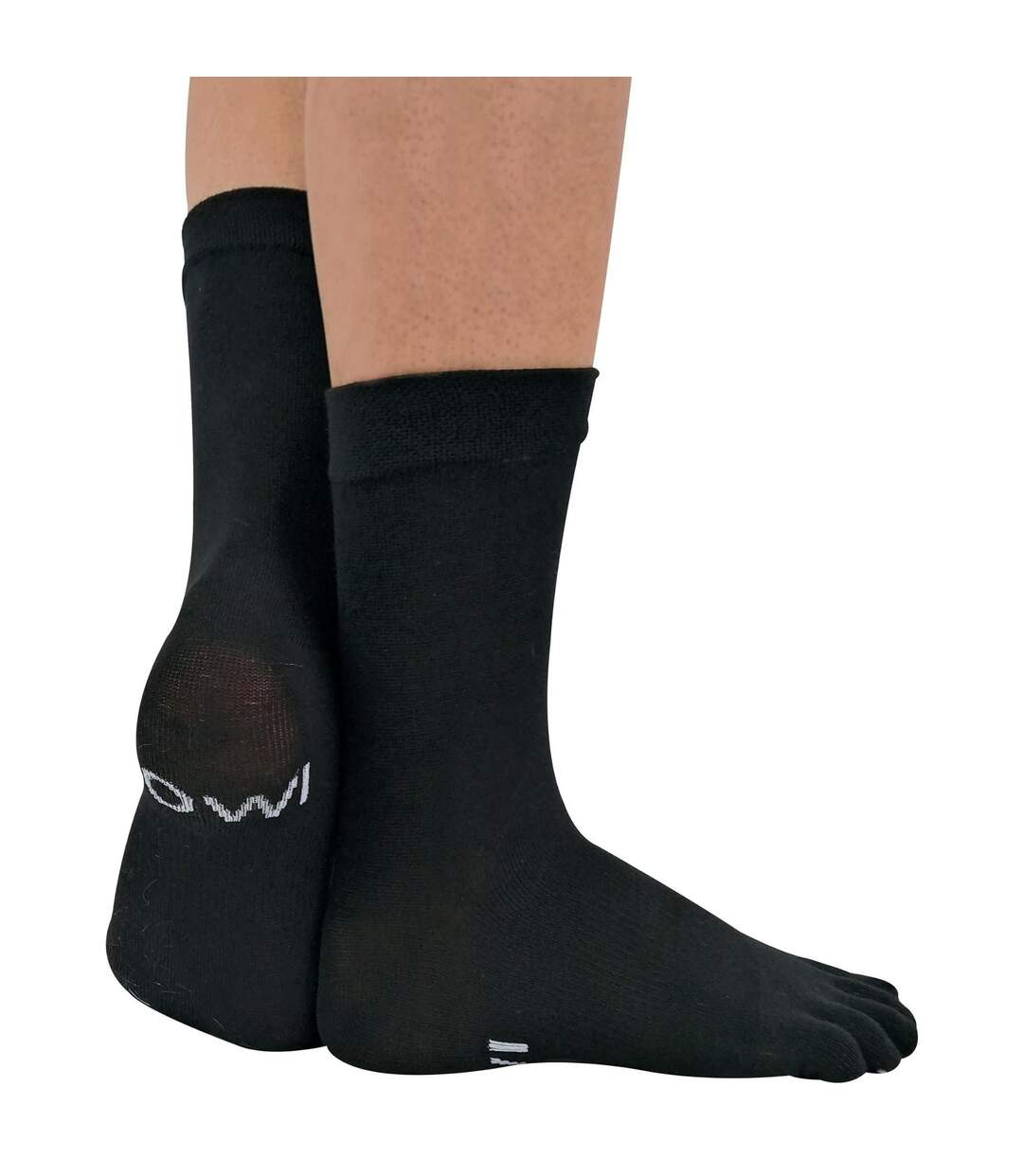 1 Pack Unisex Lightweight Cotton Toe Socks for Athletes Foot-4