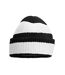 Bonnet Noir Blanc Doux Beechfield-1