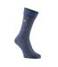 2 Pack Mens Cable Knit Cotton Boot Dress Socks with Turn Over Top-3