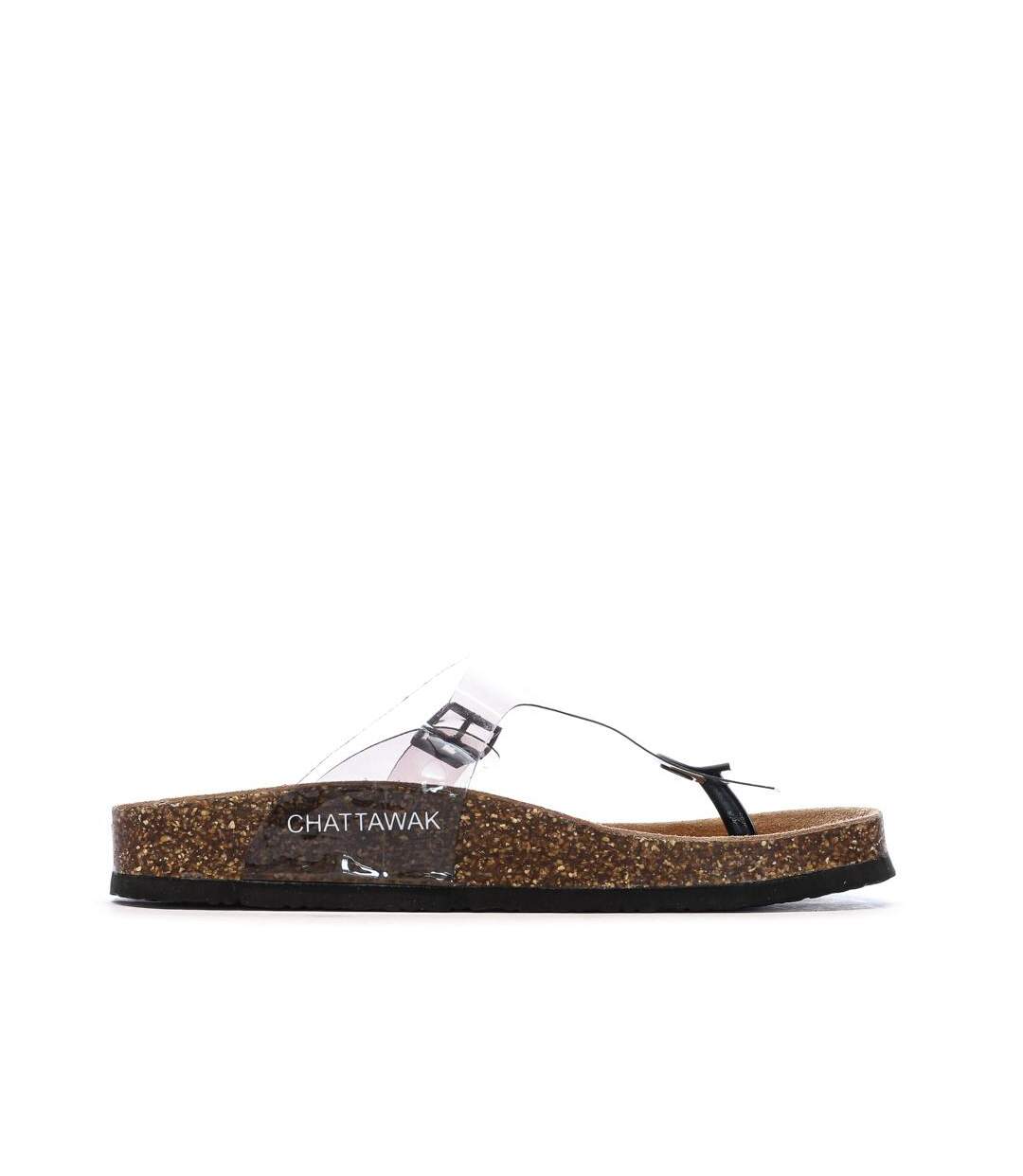 Sandales transparente/noir  femme chattawak summer-2