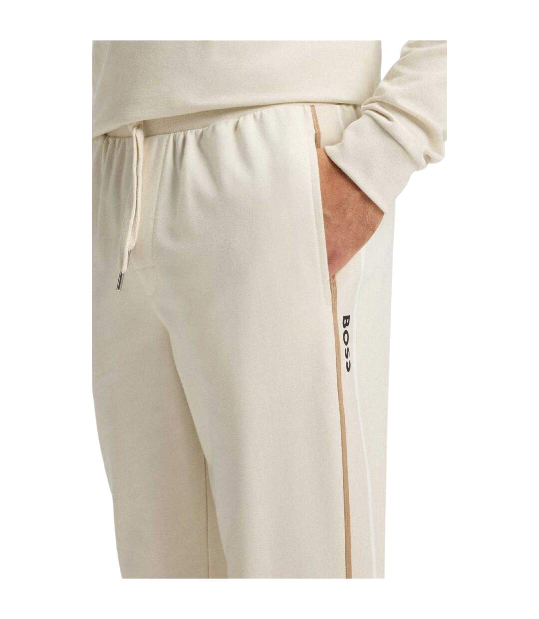 Pantalon De Survêtement Iconic Homme Blanc Boss-4