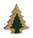 Sapin de Noël à Poser Puzzle 30cm Vert & Naturel-1