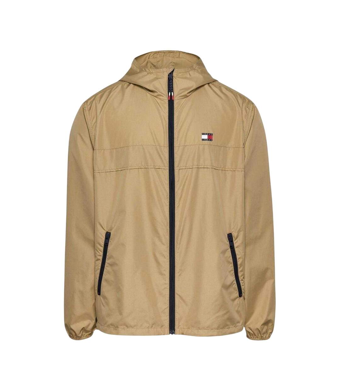 Mens Elasticated Cuff Relaxed Fit Windbreak Tan Tommy Jeans-2