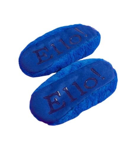 Unisex Adult The Worm Slippers Blue Red Labyrinth