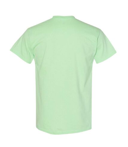 Gildan Mens Heavy Cotton Short Sleeve T-Shirt (Mint Green)