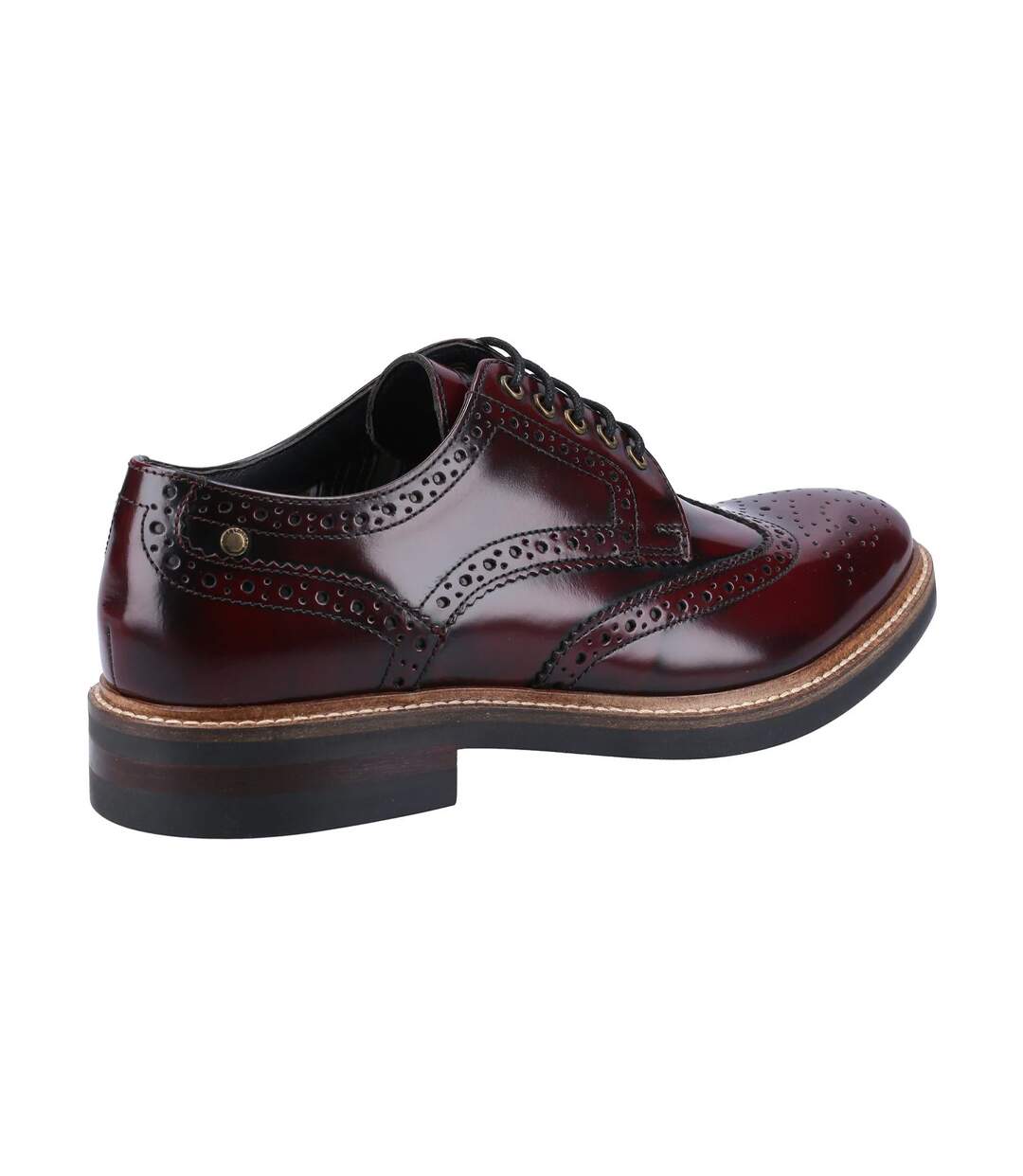 Chaussures Brogues Woburn Excel Homme Bordeaux Base London-2