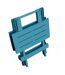 SupaGarden Folding Plastic Camping Table (Turquoise) (One Size) - UTST9084