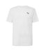 Mens Deluxe Regular T-shirt  White Puma-2