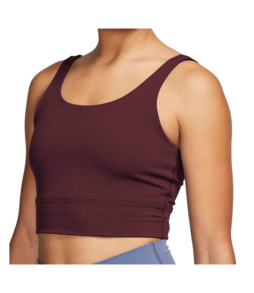 Brassière Bordeaux Femme Nike Yoga Luxe - L-1