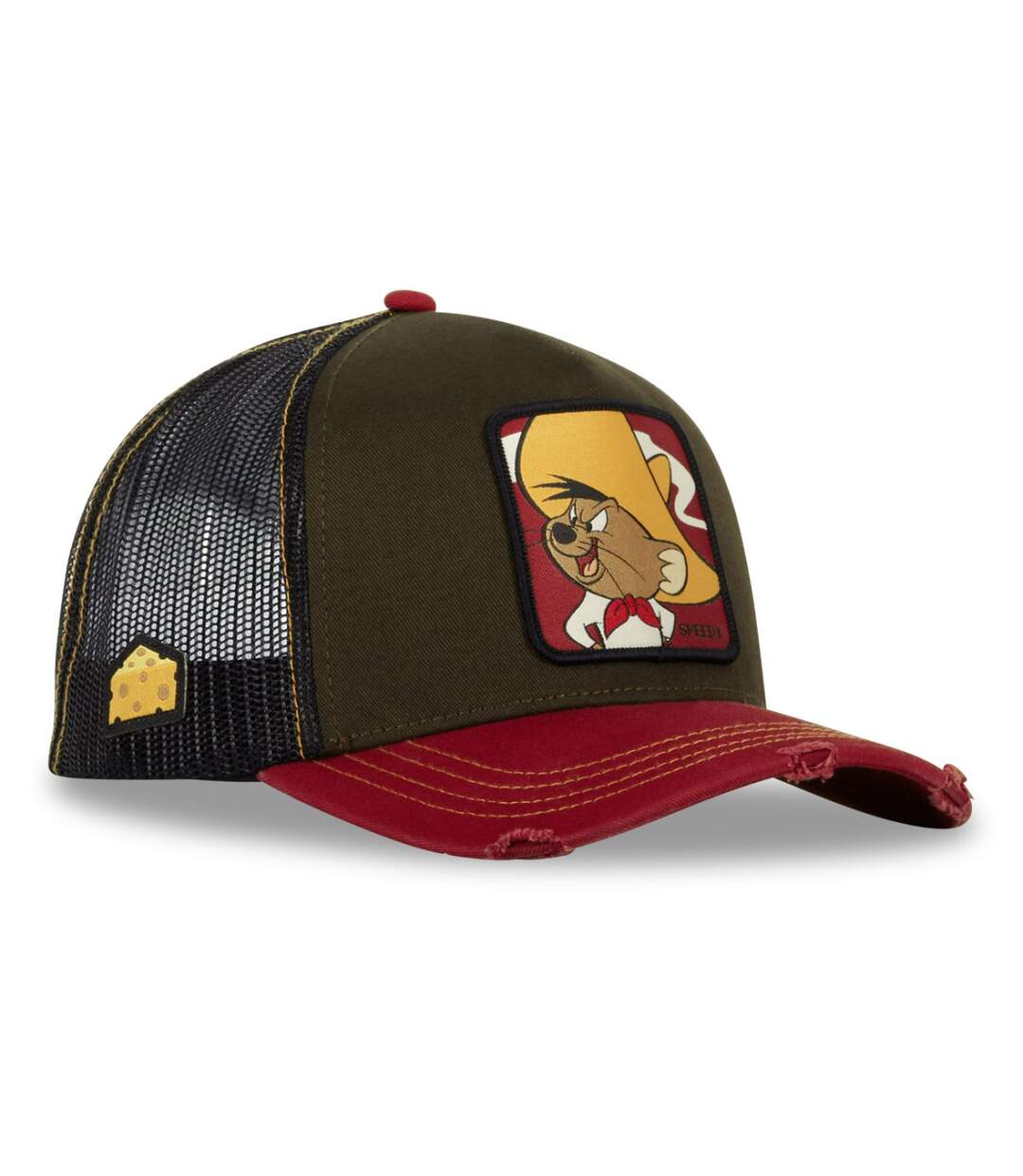 Casquette homme trucker en serge de coton Looney Tunes Speedy Capslab-3