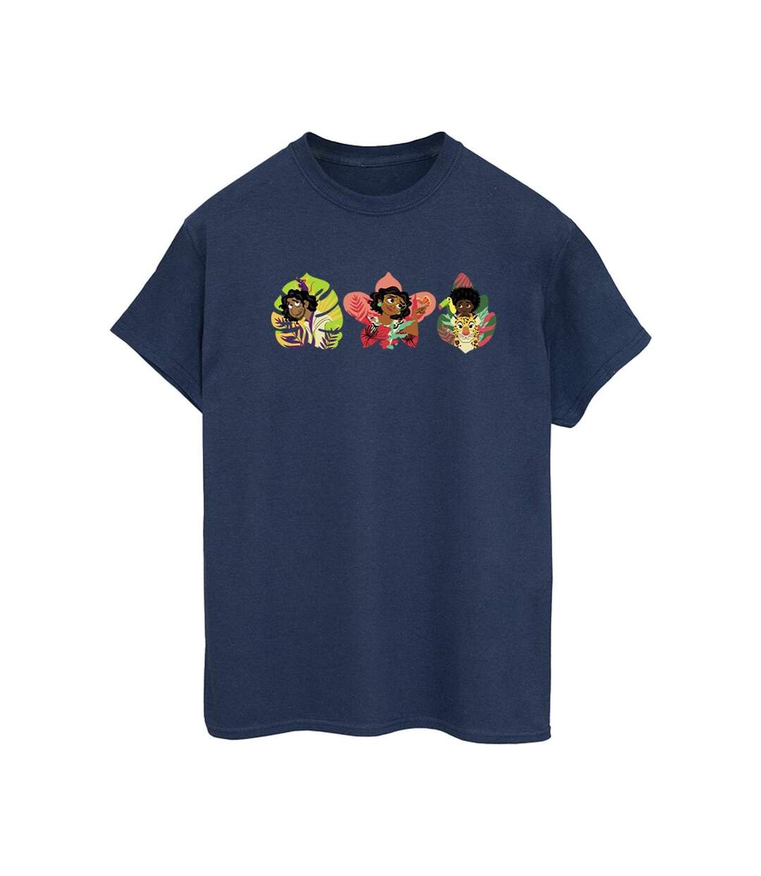 Disney - T-shirt ENCANTO FAMILY LINE - Femme (Bleu marine) - UTBI22485-1