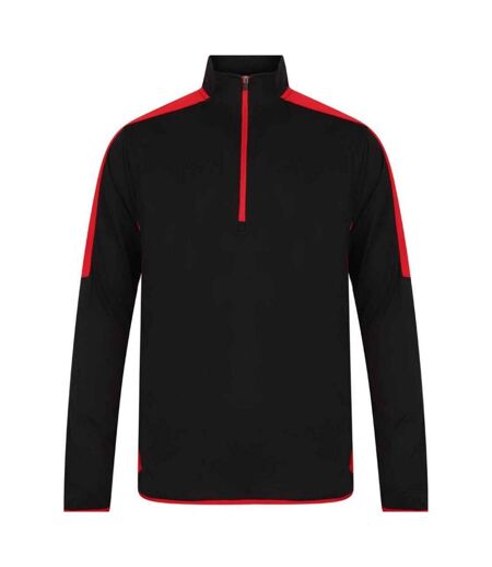 Sweat homme noir / rouge Finden & Hales Finden & Hales