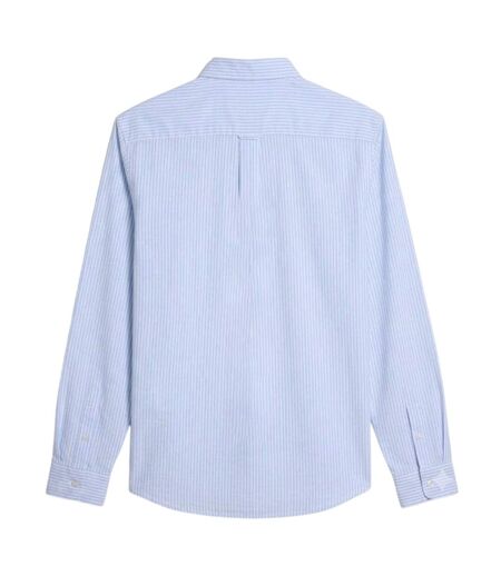 Chemise Motif/style À Rayures Brewer Homme Bleu Ciel Farah