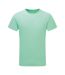 Mens Short Sleeve Lightweight Fitness T-shirt Peppermint Tri Dri-1