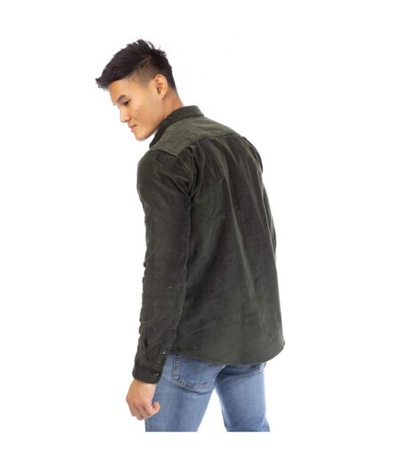 Chemise Manches Longues Daker Homme Marron Foncé Peter Werth