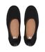 Womens/ladies Allegro Ballet Flats Black Fit Flop-4
