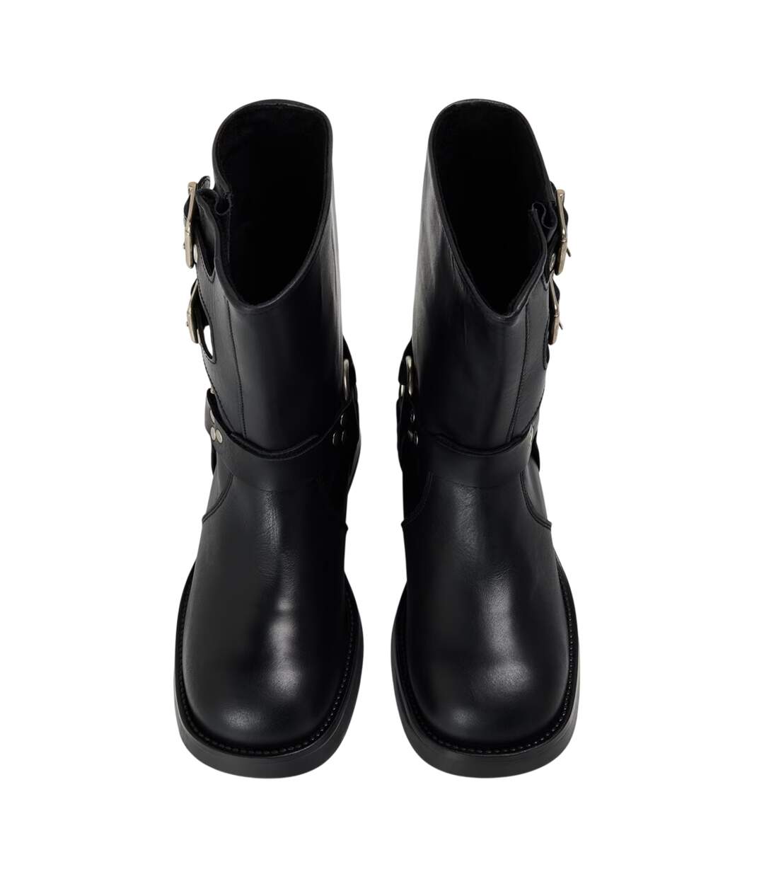 Bottes De Moto Becase Femme Noir Steve Madden-3
